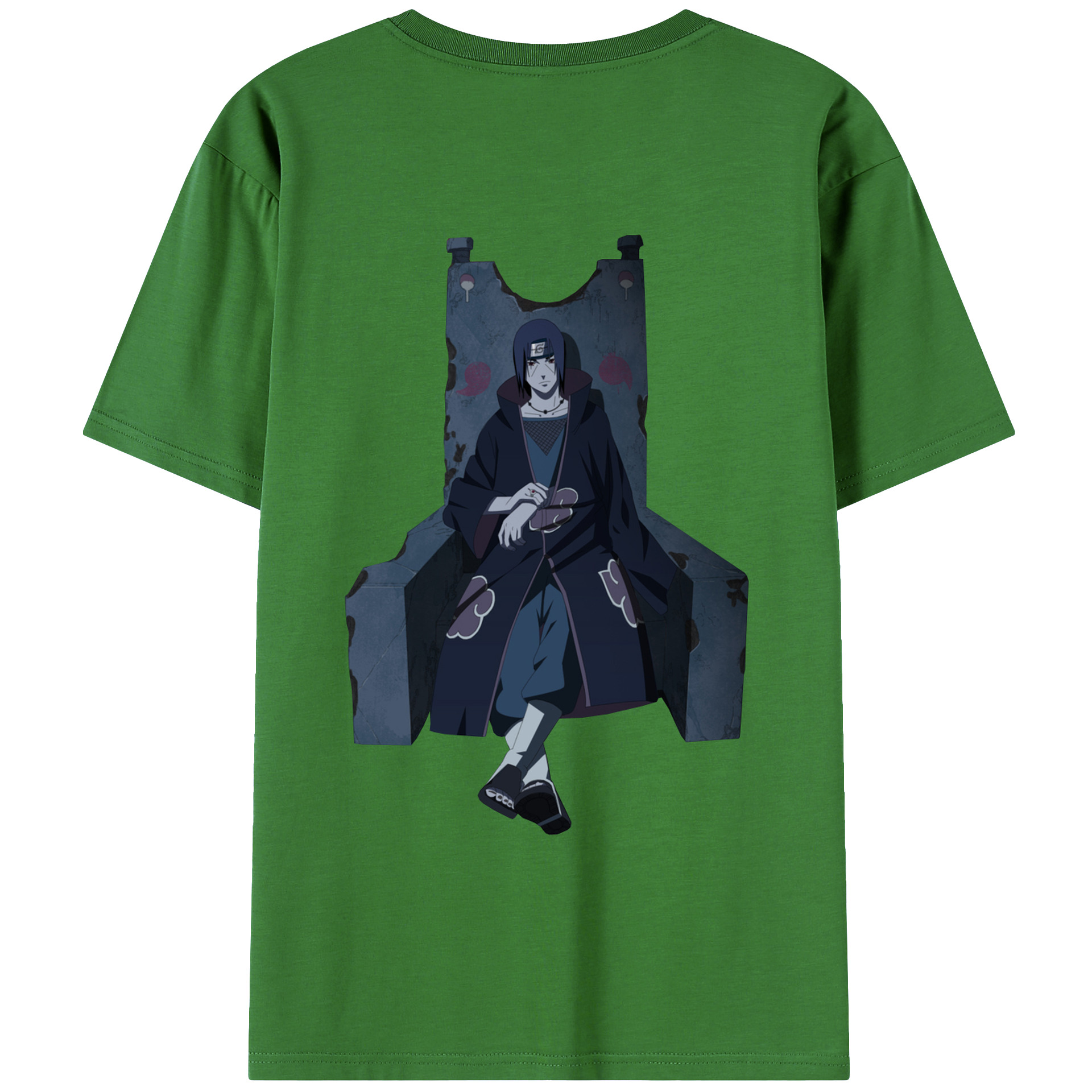 （画像用） NARUTO -ナルト- うちは イタチ Uchiha Itachi レディース半袖Tシャツ(バックプリント)